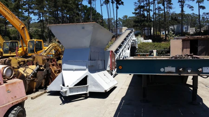 Fabco feeder screen and stacker